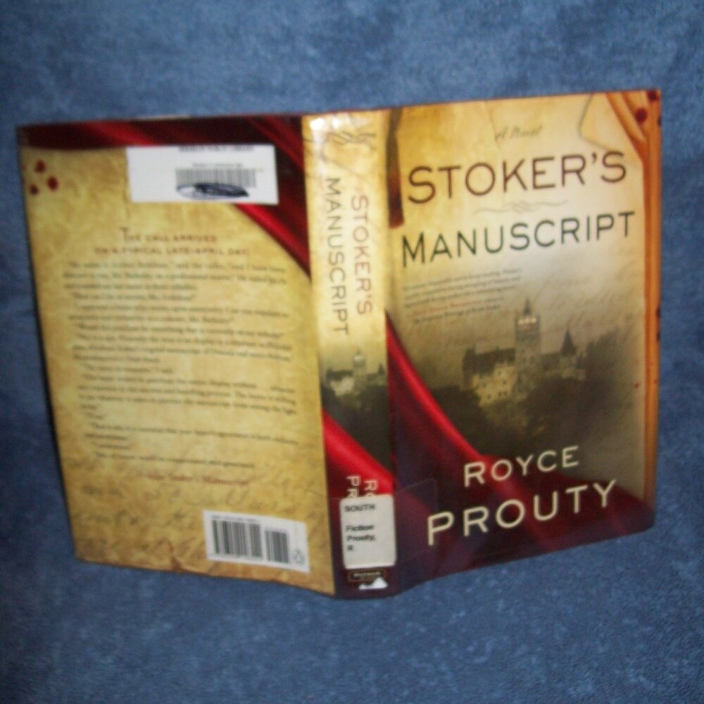 Stoker's Manuscript by Royce Prouty - Hardcover Fiction Book